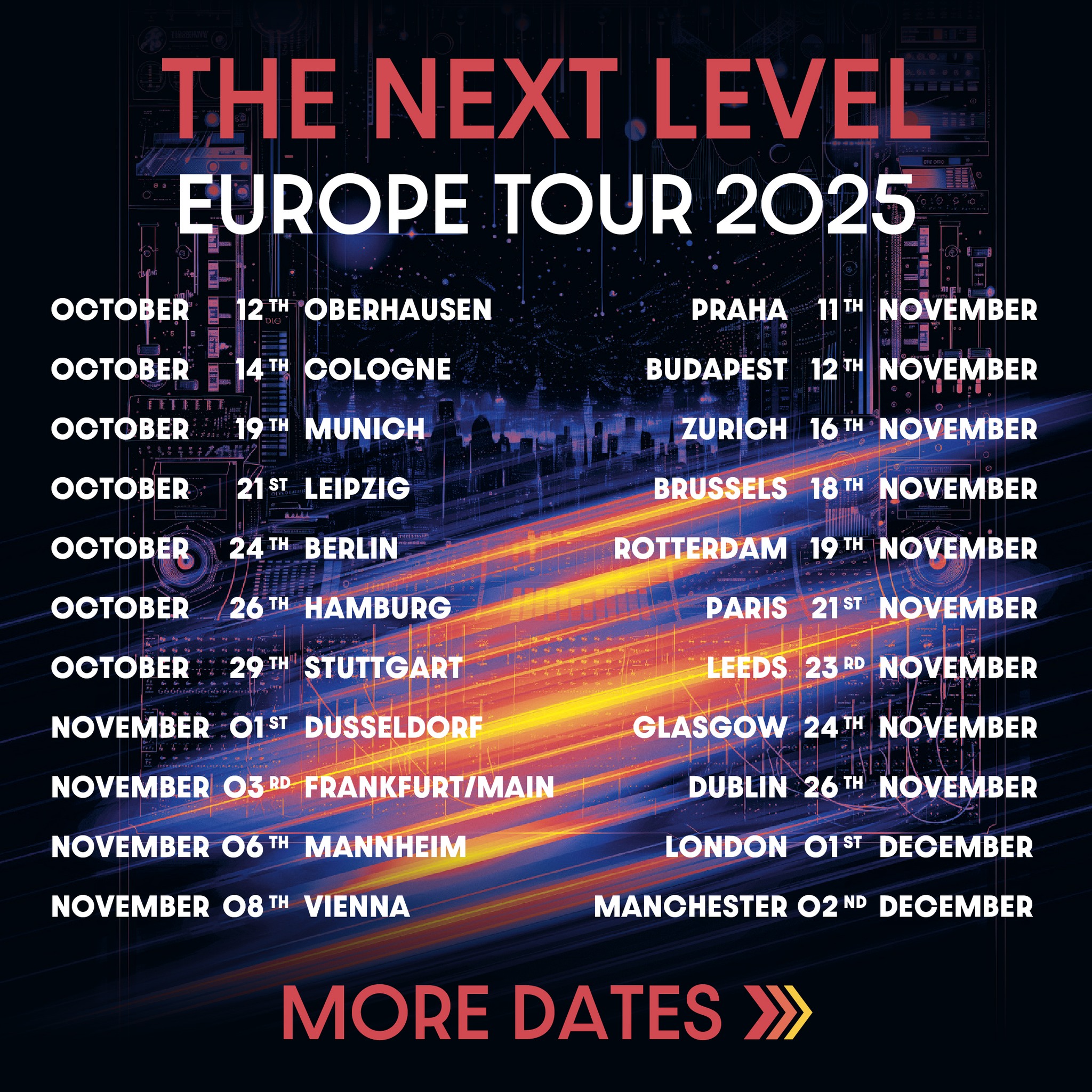 Hans Zimmer The Next Level Tour Poster 2025-2026
